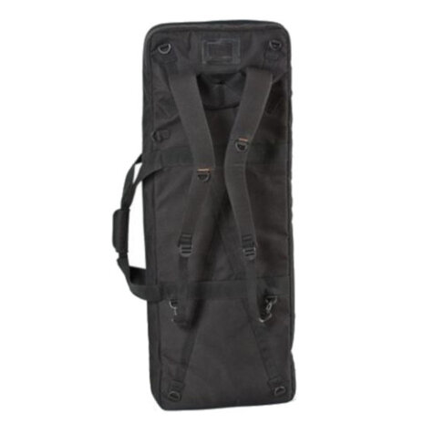 geweerrugzak 40 x 22 x 15 cm polyester zwart