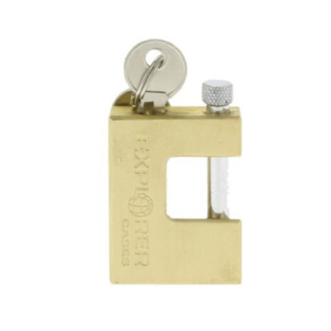 bagageslot 3,2 x 5 cm staal goud 3-delig