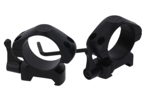 montageringen Quick Release 30 mm staal zwart 3-delig M