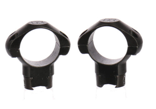 montageringen Airgun 25,4 mm staal zwart 3-delig Hoog