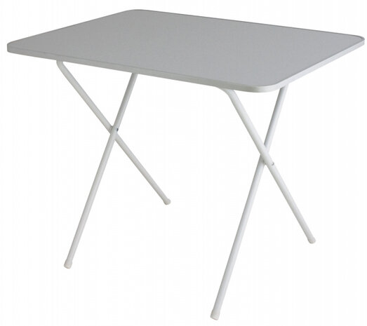 campingtafel Orange 80 x 63,5 cm MDF/staal wit