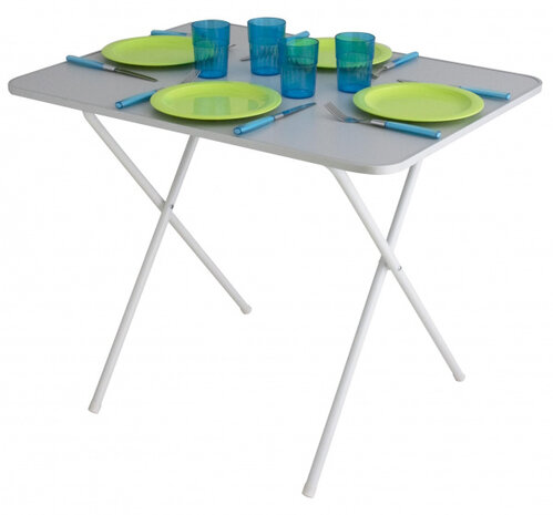 campingtafel Orange 80 x 63,5 cm MDF/staal wit