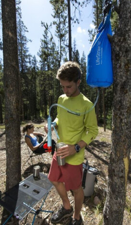 waterzuiveringssysteem Lifestraw Mission 5 liter blauw
