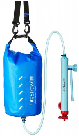 waterzuiveringssysteem Lifestraw Mission 12 liter blauw