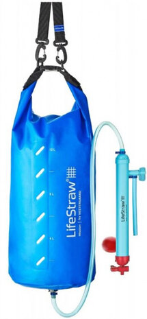 waterzuiveringssysteem Lifestraw Mission 12 liter blauw