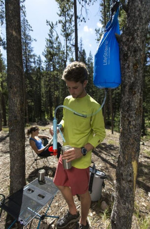 waterzuiveringssysteem Lifestraw Mission 12 liter blauw