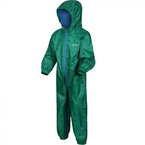 regenpak Pobble junior polyamide groen mt 3 jaar