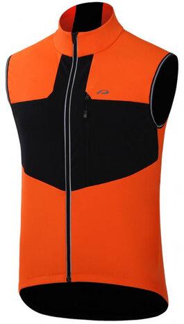 bodywarmer P-Up Yours heren polyester oranje mt 3XL