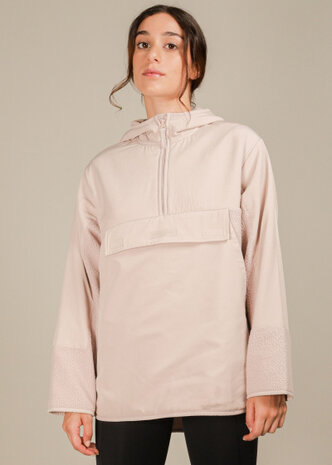 outdoortrui Corrine Pile Anorak polyester zachtroze mt XXL