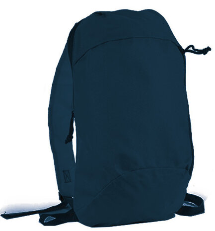 rugzak 12 liter 24 x 40 cm polyester donkerblauw