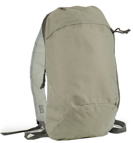 rugzak 12 liter 24 x 40 cm polyester taupe