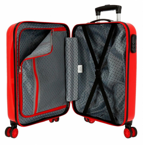 handbagagetrolley Spider-Man 34 liter hardcase rood