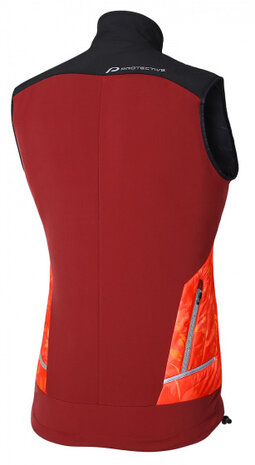 bodywarmer P-Painted Bird dames polyester rood mt 42