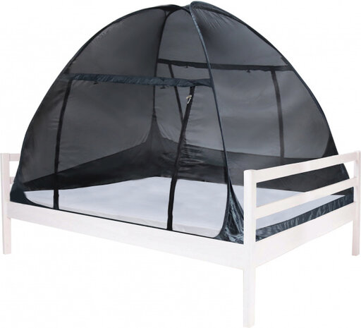 bedtent Pop-Up 200 x 90 cm polyester zwart