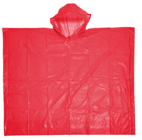 regenponcho junior 25 cm nylon rood one-size