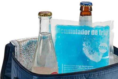 gelpack 14 x 12,5 cm 200 gram transparant/blauw