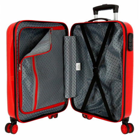 handbagagetrolley Spider-Man 33 liter hardcase rood