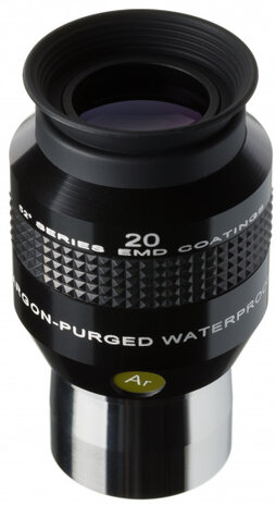 oculair Explore Scientific 52&deg; LER 20 mm staal zwart
