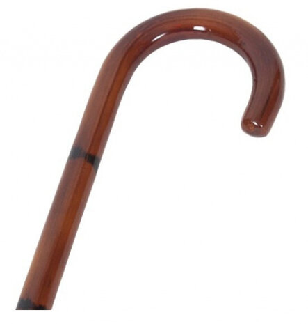 wandelstok klassiek 92 cm hout bruin