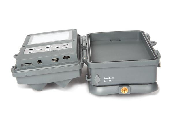 wildcamera 8 MP IP66 nachtzicht 13,6 x 9 cm grijs
