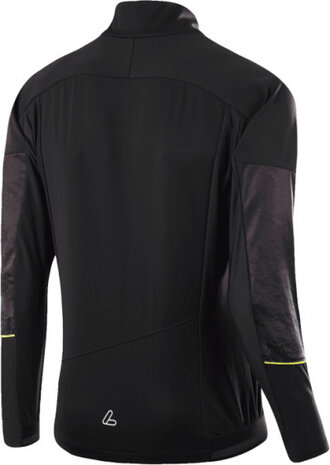 softshelljas WS Light heren polyester zwart/geel maat 54