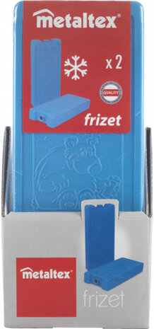 koelelementen Frizet 16 cm 400 ml blauw 2 stuks