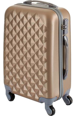 handbagagekoffer Ruit hardcase 33 liter beige