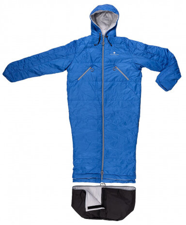 slaapzak Cozybag Zippy -5&deg;C 320T Rip-Stop blauw mt XL