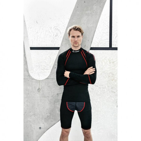 thermoshort Windstopper heren polyester zwart maat 52