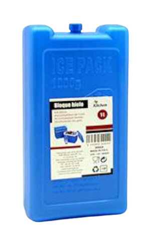 koelelement 1 liter 11,2 x 5 x 22 cm blauw