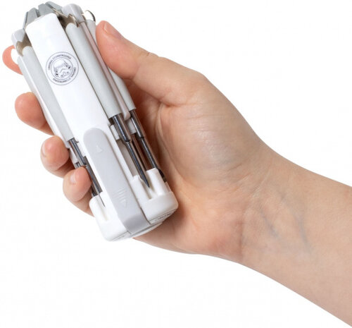 multitool Stormtrooper 8 functies staal wit/zilver