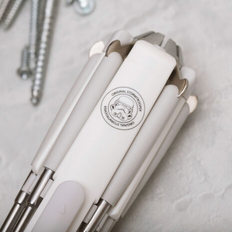 multitool Stormtrooper 8 functies staal wit/zilver