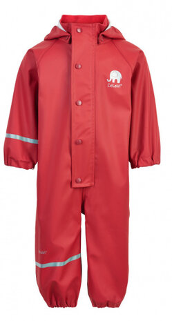regenpak junior polyester rood maat 110