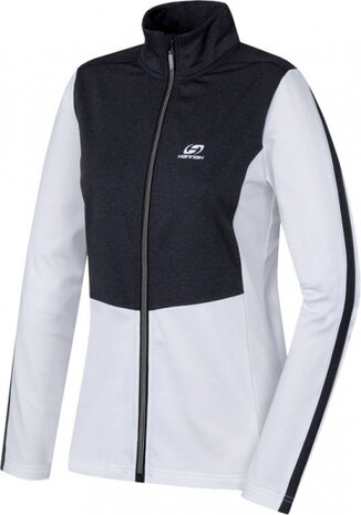 outdoorvest Cher dames polyester wit/zwart maat 44