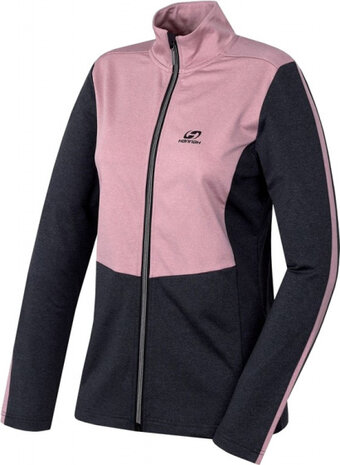 outdoorvest Cher dames polyester roze/zwart maat 38
