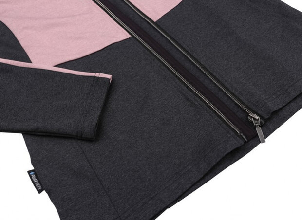 outdoorvest Cher dames polyester roze/zwart maat 38