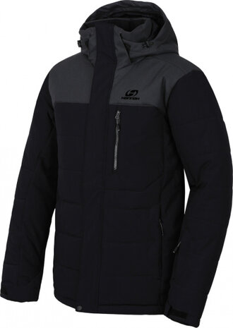 ski-jas Medwine heren polyester zwart/grijs maat XXL