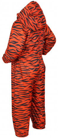 regenpak Blaze Orange Tiger junior polyamide oranje mt 5 jaar