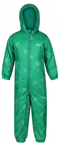 regenpak Jelly Bean Dinosaur junior polyamide groen mt 5 jaar