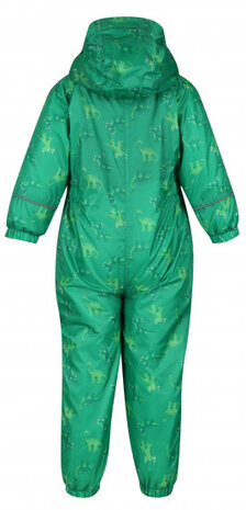 regenpak Jelly Bean Dinosaur junior polyamide groen mt 5 jaar