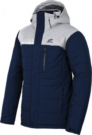 ski-jas Medwine heren polyester blauw/grijs maat XL