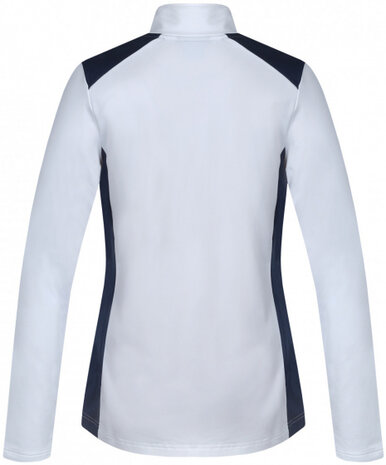 outdoorvest Nala dames polyester wit/grijs/blauw mt 40