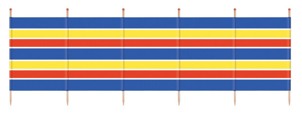 strandwindscherm Yello 150 x 462 cm