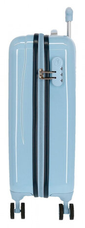 handbagagetrolley Frozen II 33 liter hardcase lichtblauw