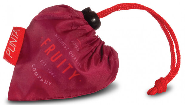 shopper Fruity dames 22 liter polyester wit/roze/rood