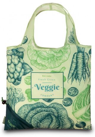shopper Veggie dames 22 liter polyester groen