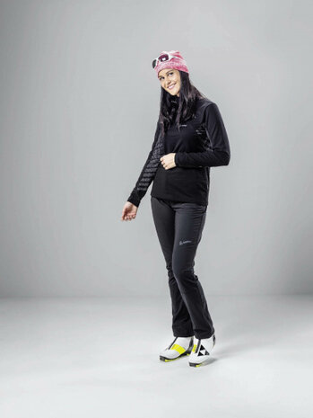 outdoorbroek Alaska dames polyamide zwart maat 40/M