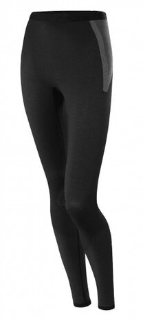 thermolegging Warm Hybrid dames polypropyleen zwart mt 32/34