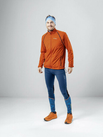 thermolegging Speed DD heren nylon blauw maat 46