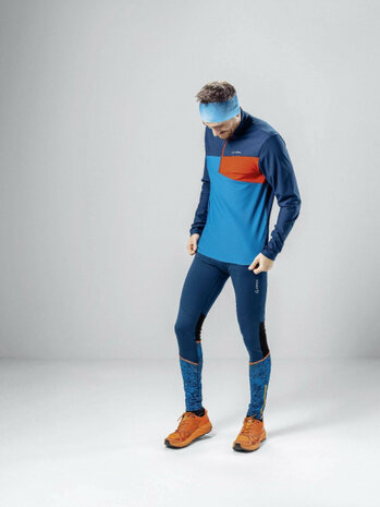 thermolegging Speed DD heren nylon blauw maat 54